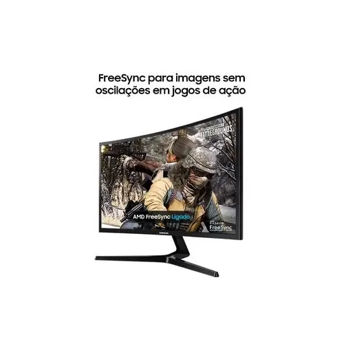 Monitor Gamer Samsung Odyssey 23.5" Led Curvo 144 Hz Full Hd Freesync - Imagem 4